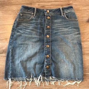 A&F denim skirt